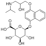 4-HYDROXY PROPRANOLOL GLUCURONIDE Structure