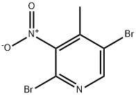 2,5-Dibromo-4-methyl-3-nitropyridine Structure