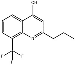 4-HYDROXY-2-PROPYL-8-TRIFLUOROMETHYLQUINOLINE Structure