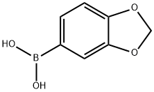 3,4-METHYLENEDIOXYPHENYLBORONIC ACID Structure