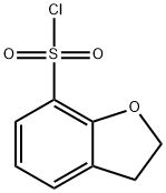 2,3-DIHYDRO-1-BENZOFURAN-7-SULFONYL CHLORIDE Structure