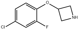 3-(4-Chloro-2-fluoro-phenoxy)-azetidine Structure