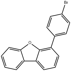 4-(4-Bromophenyl)dibenzo[b,d]furan Structure