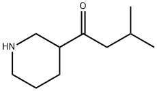 3-METHYL-1-PIPERIDIN-3-YLBUTAN-1-ONE Structure