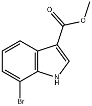 7-BROMO-1H-INDOLE-3-CARBOXYLIC ACID METHYL ESTER Structure