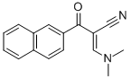 2-[(DIMETHYLAMINO)METHYLENE]-3-(2-NAPHTHYL)-3-OXO-PROPANENITRILE Structure