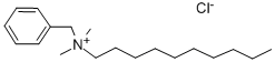 BENZYLDECYLDIMETHYLAMMONIUM CHLORIDE Structure