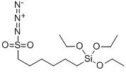 6-AZIDOSULFONYLHEXYLTRIETHOXYSILANE Structure