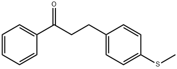 3-(4-THIOMETHYLPHENYL)PROPIOPHENONE Structure