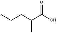 2-METHYLVALERIC ACID Structure