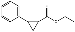 2-PHENYL-CYCLOPROPANECARBOXYLIC ACID ETHYL ESTER Structure