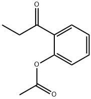 ACETIC ACID 2-PROPIONYLPHENYL ESTER Structure