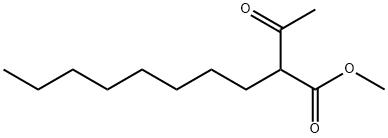 Methyl 2-octylacetoacetate Structure