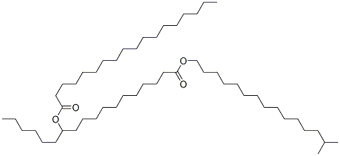 isohexadecyl 12-[(1-oxooctadecyl)oxy]octadecanoate Structure