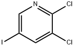 2,3-DICHLORO-5-IODOPYRIDINE Structure