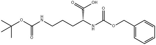 Z-D-ORN(BOC)-OH Structure