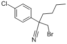 A-(BROMOMETHYL)-A-BUTYL4-CHLOROBENZENEACETONITRILE Structure