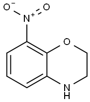 8-NITRO-3,4-DIHYDRO-2H-BENZO[1,4]OXAZINE HYDROCHLORIDE Structure