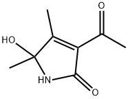 3-ACETYL-4,5-DIMETHYL-5-HYDROXY-1,5-DIHYDRO-2H-PYRROL-2-ONE Structure