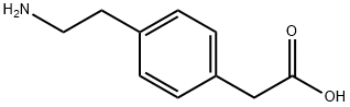 [4-(2-AMINO-ETHYL)-PHENYL]-ACETIC ACID Structure