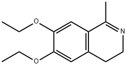 1-METHYL-6,7-DIETHOXY-3,4-DIHYDROISOQUINOLINE Structure