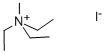 METHYL TRIETHYLAMMONIUM IODIDE Structure