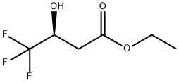 Ethyl 3-hydroxy-4,4,4-trifluorobutyrate Structure