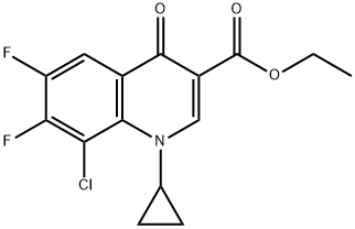 99696-21-6 ethyl 8-chloro-1-cyclopropyl-6,7-difluoro-1,4-dihydroquinoline-4-oxo-3-carboxyla 