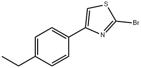 2-BROMO-4-(4-ETHYL-PHENYL)-THIAZOLE Structure