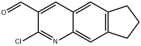 2-Chloro-7,8-dihydro-6H-cyclopenta[g]quinoline-3-carbaldehyde Structure