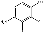 4-AMINO-2-CHLORO-3-FLUOROPHENOL Structure