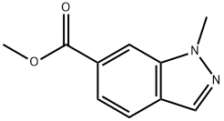 Methyl 1-methylindazole-6-carboxylate Structure