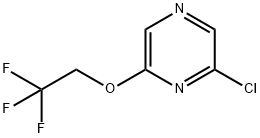 2-chloro-6-(2,2,2-trifluoroethoxy)pyrazine Structure