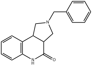 2-BENZYL-1,2,3,3A,5,9B-HEXAHYDRO-PYRROLO[3,4-C]QUINOLIN-4-ONE Structure