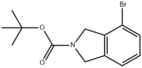 tert-butyl-4-bromoisoindoline-2-carboxylate Structure