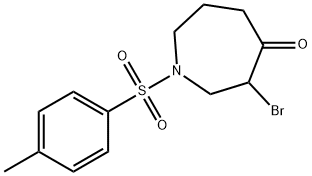 1-tosyl-3-bromo-azepan-4-one Structure