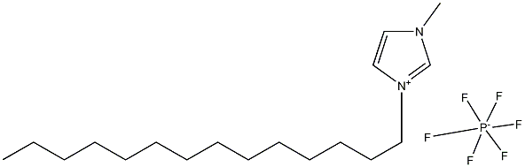 1-METHYL-3-TETRADECYLIMIDAZOLIUM HEXAFLUOROPHOSPHATE Structure