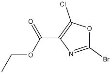 ethyl 2-bromo-5-chlorooxazole-4-carboxylate Structure