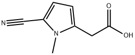 5-cyano-1-methyl-1H-pyrrole-2-acetic acid Structure