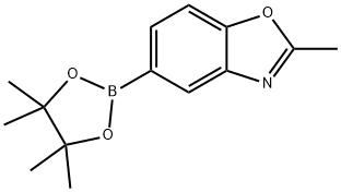 2-Methyl-5-(4,4,5,5-tetramethyl-1,3,2-dioxaborolan-2-yl)benzo[d]oxazole Structure