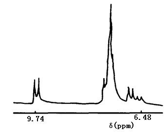 肉桂的核磁共振氢谱图