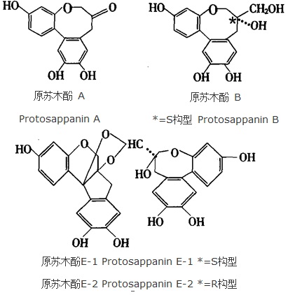 原苏木酚结构式