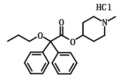 盐酸丙哌维林结构式