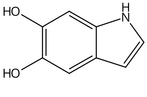 5,6-二羟吲哚的结构式