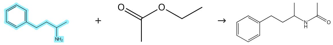 1-甲基-3-苯基丙胺的酰基化反应