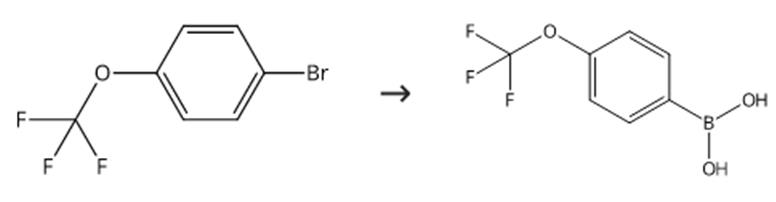 4-三氟甲氧基苯硼酸的合成