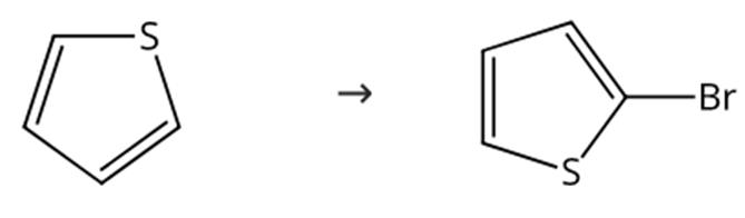 图1 2-溴噻吩的合成路线