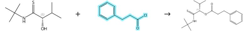 氢化肉桂酰氯的酯化反应