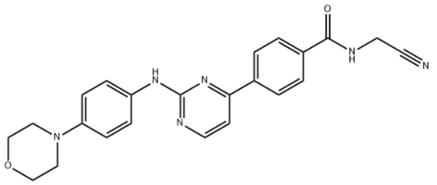 莫洛替尼的化学结构式