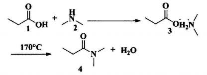 N,N-二甲基丙酰胺的合成路线